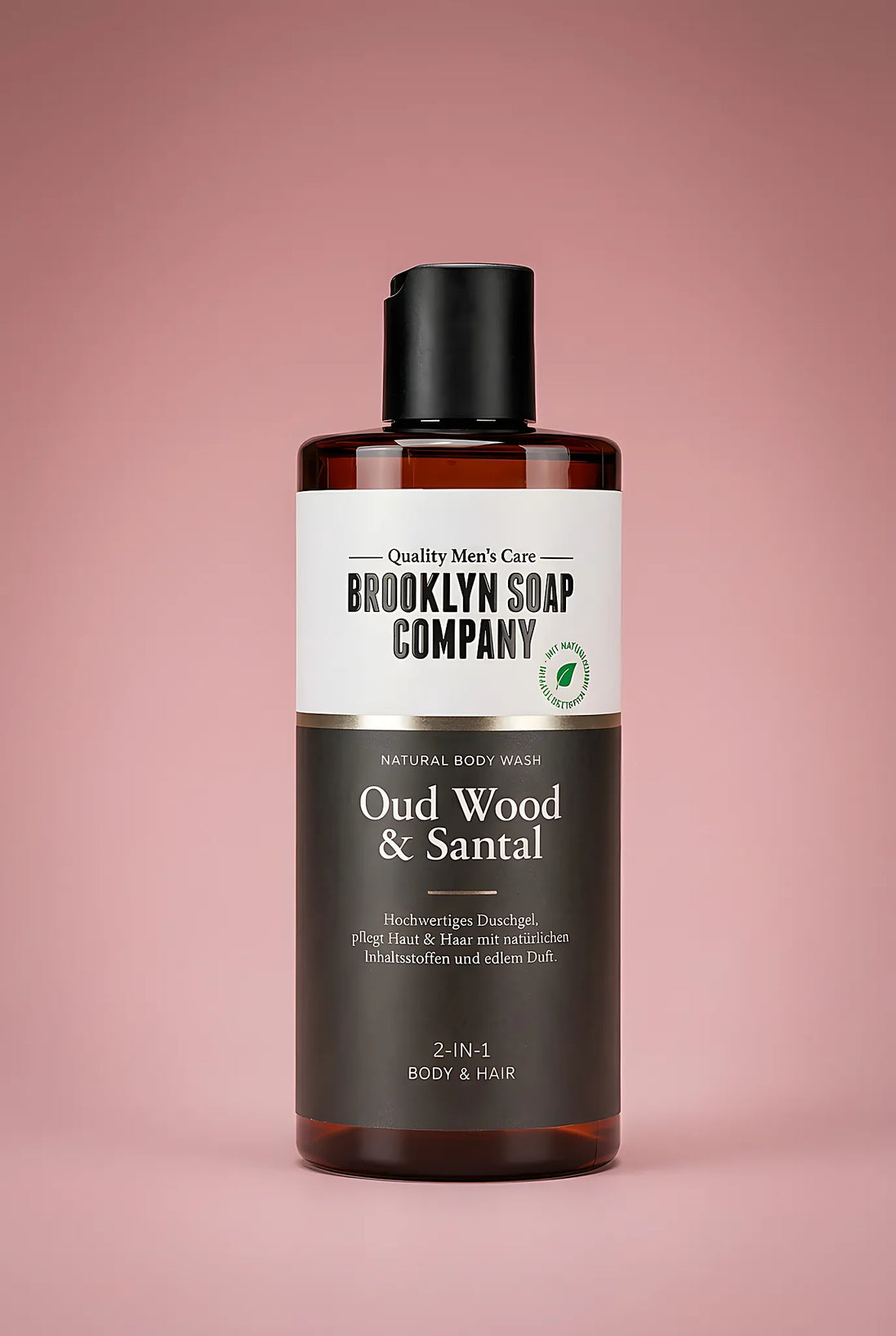 2 În 1 Oud Wood & Santal — Gel de dus barbati | Brooklyn Soap Company