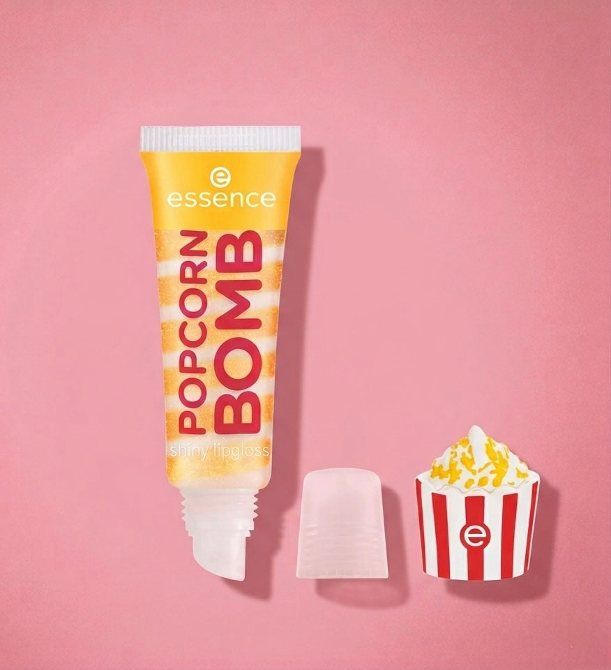Popcorn Bomb Auriu Transparent — Luciu de buze | Essence