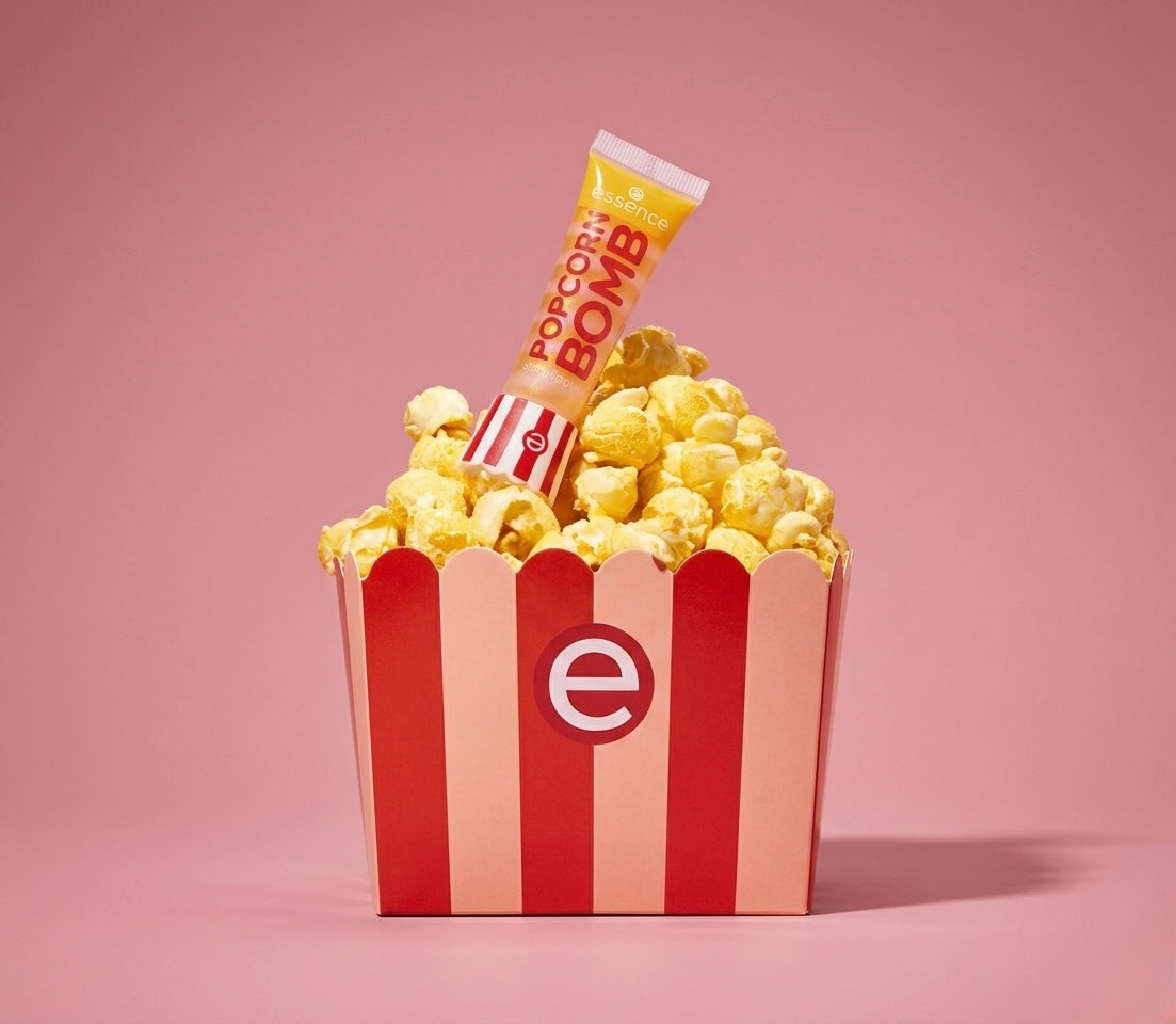 Popcorn Bomb Auriu Transparent — Luciu de buze | Essence