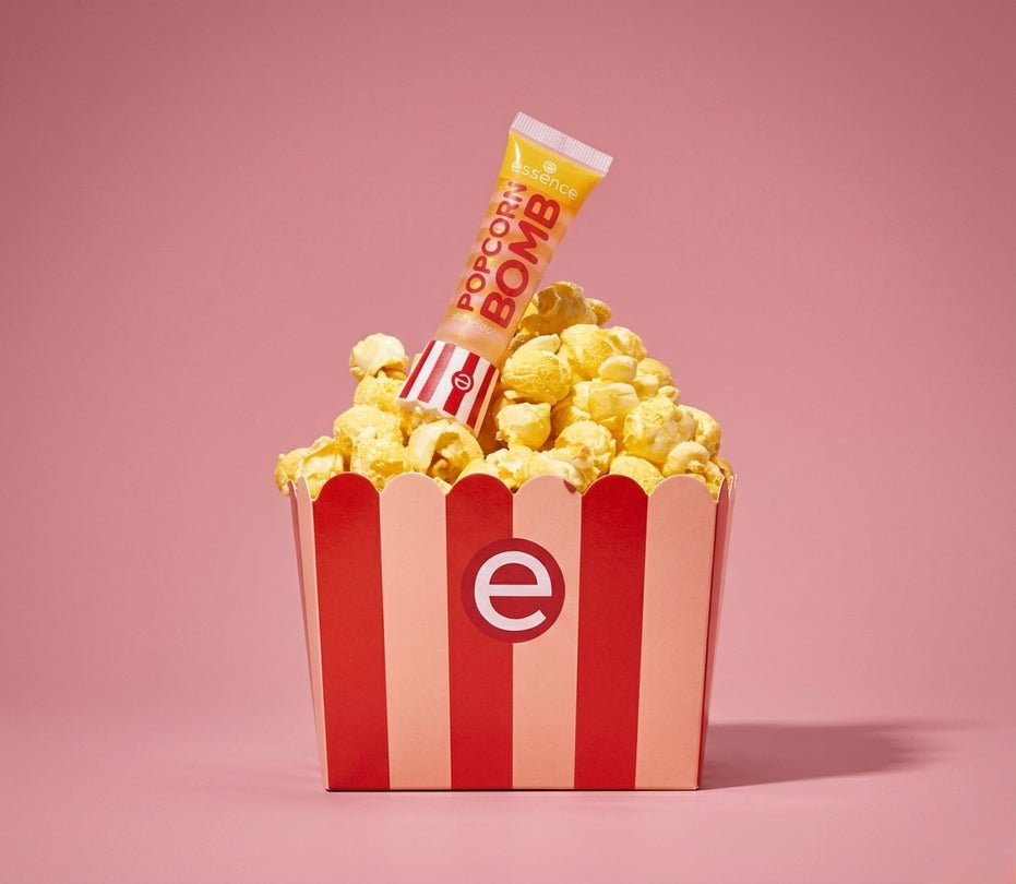 Popcorn Bomb Auriu Transparent — Luciu de buze | Essence