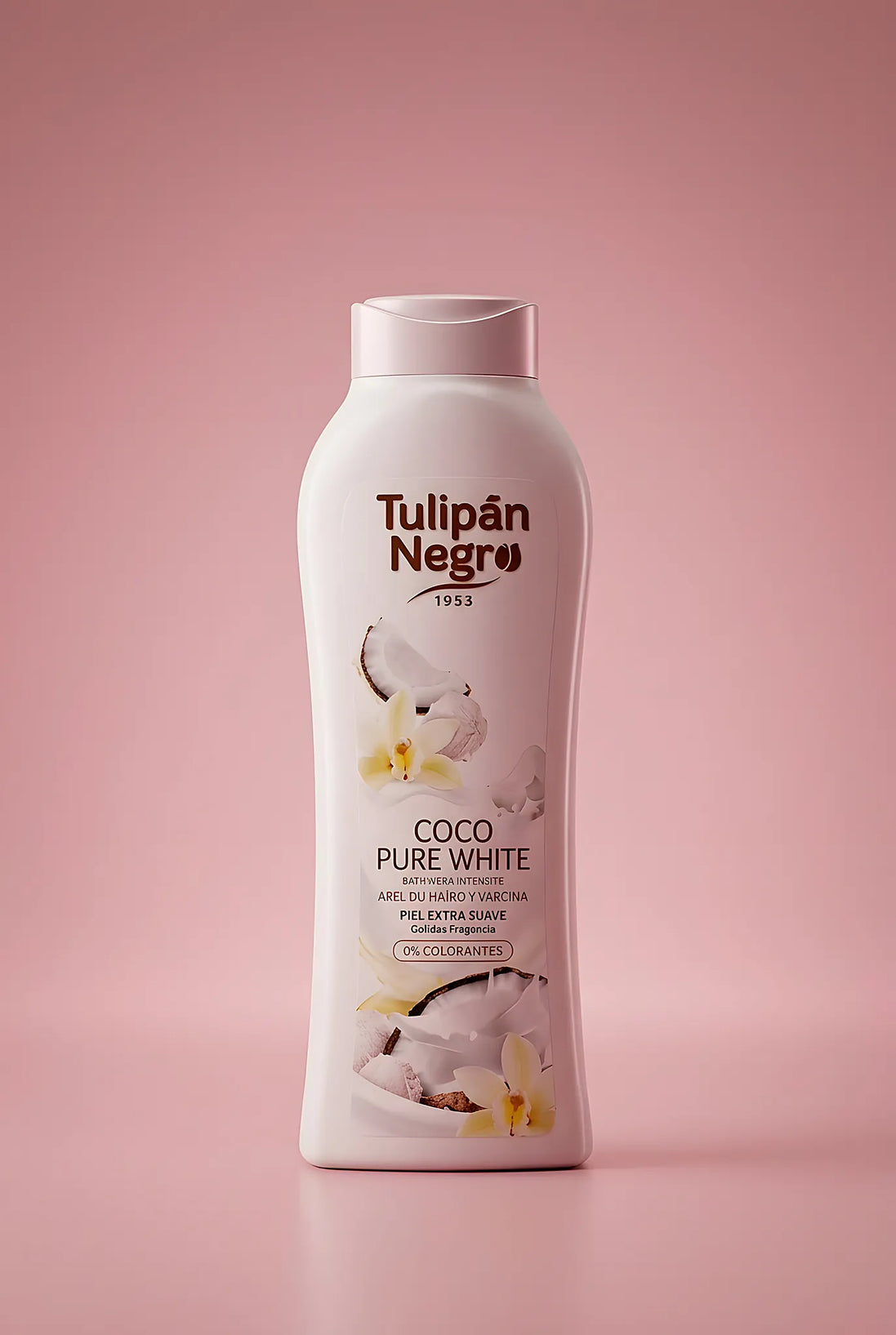 Coco Pure White 650 ml — Gel de duș | Tulipan Negro