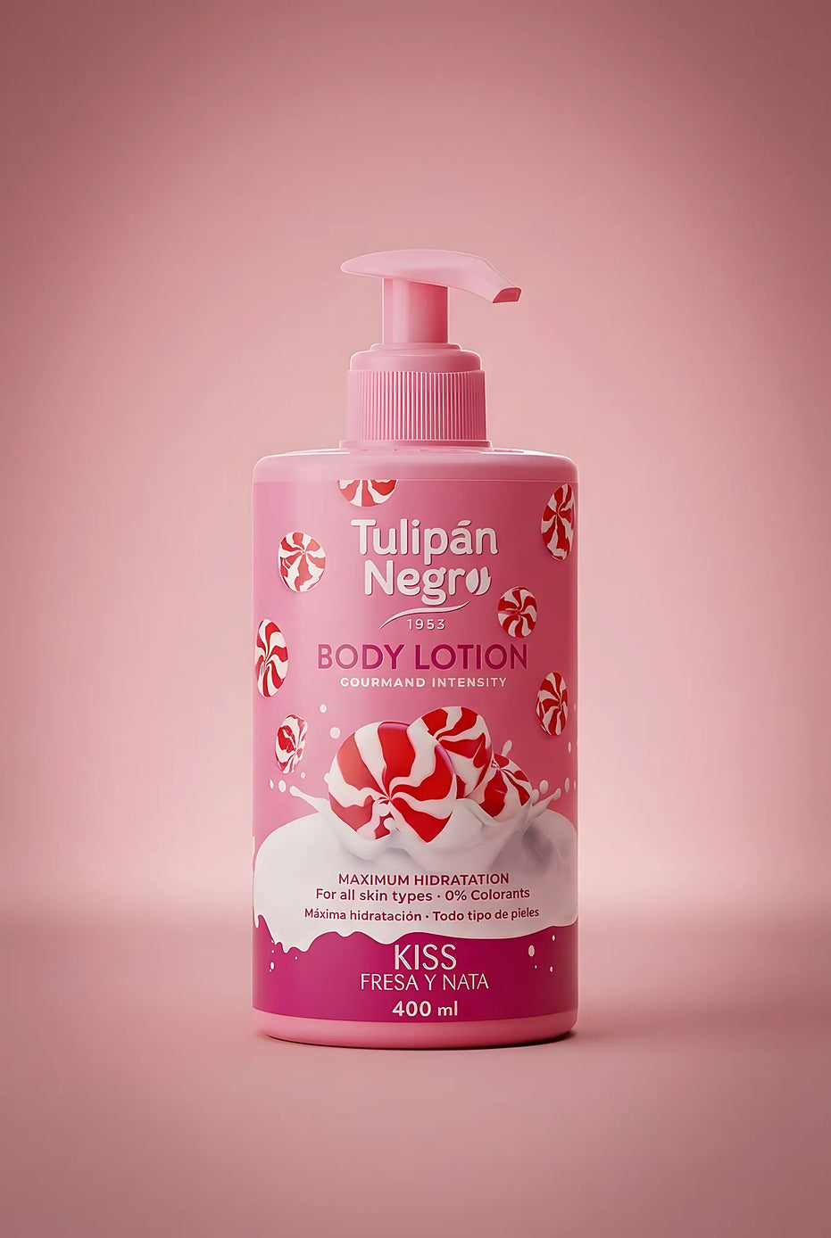 De Corp Fresa Y Nata 400ml — Lotiune de corp | Tulipan Negro
