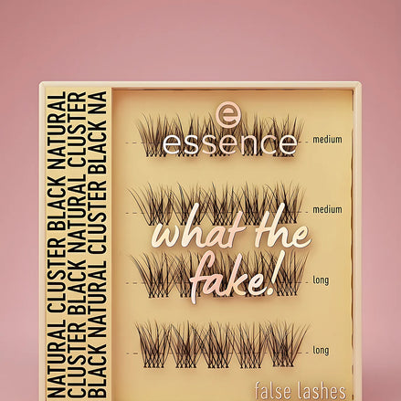 What The Fake! False Lashes 06 Natural Cluster Black — Mascara | Essence