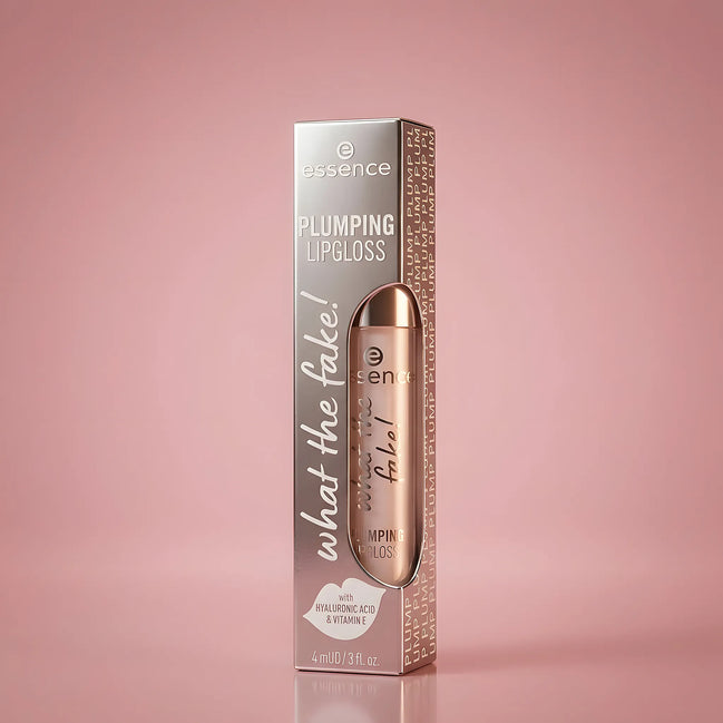 What The Fake! Plumping Lipgloss 100 Sheer Genius — Luciu de buze | Essence