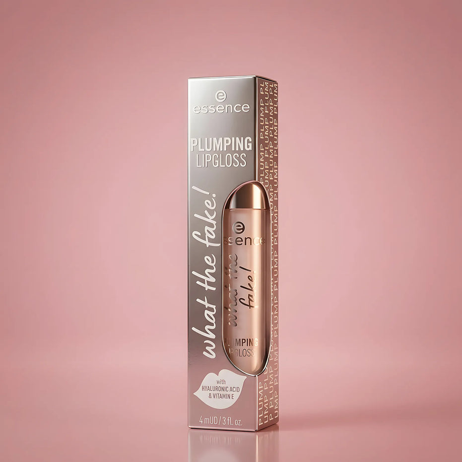What The Fake! Plumping Lipgloss 100 Sheer Genius — Luciu de buze | Essence