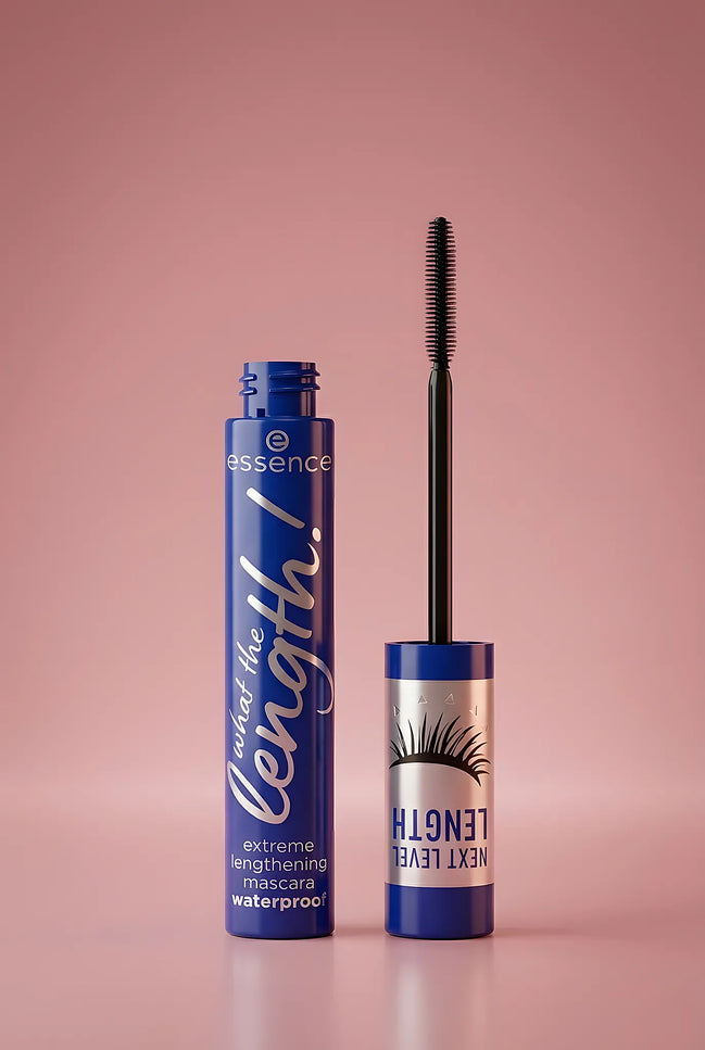 What The Length! Extreme Lengthening Waterproof 02 Black Waterproof — Mascara | Essence